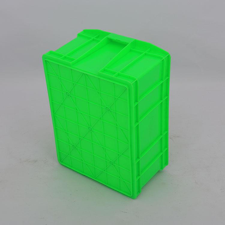 蓝色塑料周转箱 蓝色465-220工具物流运输箱仓