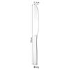 Acero Inoxidable Juego de Cinco Piezas Tenedor Cuchara Cuchillo para Carne y Tenedor para Comida Occidental Juego de Hotel Vajilla Transfronteriza Cuchara de Postre Mango Cuadrado Amazon
