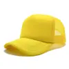 Gorra de Malla Esponjosa Logo Impreso Personalizado Multicolor Exportación Protección Solar Gorra de Béisbol Gorra Publicitaria Sombrero de Voluntario