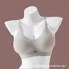 Ropa interior tipo tira de gel estilo cómic para mujer, texturizada sin costuras, push-up para busto pequeño, sujetador sin aros, realce para busto pequeño
