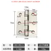 Bisagra Ampliada y Alargada de Acero Inoxidable de 6 Pulgadas para Puertas de Madera, Apertura Plana, 3 Rodamientos, Bisagra Grande de 8 Pulgadas de Alta Resistencia para Puertas y Ventanas, Bisagra Industrial