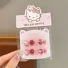 Sanrio calcomanías para uñas infantiles lindas estilo japonés uñas postizas de dibujos animados con parte trasera adhesiva decoraciones de uñas autoadhesivas parches para uñas