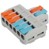 Suministro Directo de Fábrica de Conectores de Cable para Cables Blandos y Duros, Dos Entradas Dos Salidas, Tres Entradas Tres Salidas, Herramienta de Cableado