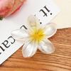 Acessórios de Cabelo Transfronteiriços Novos Europeus e Americanos, Presilhas de Cabelo de Flores, Presilhas de Plumeria Elegantes e Sofisticadas, Acessórios de Cabelo para a Parte de Trás da Cabeça Femininos
