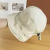 Chapéu de Pescador Dobrável, Leve e de Secagem Rápida para Mulheres, Chapéu de Sol de Verão Que Pode Ser Amarrado em um Rabo de Cavalo, Faz o Rosto Parecer Menor, Chapéu com Proteção Solar
