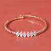 Pulsera de Zirconia y Perla Transfronteriza Simple y de Moda Accesorios Diarios Pulsera de Yiwu Suministro al por Mayor Fábrica de Joyería de Pedrería