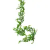 Guirnalda de Flores de Eucalipto Transfronteriza Planta Enredadera Artificial Guirnalda de Hojas de Eucalipto Planta Verde Arco de Fondo de Boda Decoración de Pared