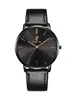 Lucky Fox Nuevo Lujo Ligero Tendencia de Moda Dial de Zorro Reloj de Cuarzo de Cuero Real para Pareja