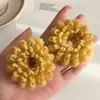 Elástico de Cabelo Donut de Lã Colorido, Feito à Mão, Engrossado, Alargado, Scrunchie de Alta Elasticidade, Corda de Cabelo para Rabo de Cavalo para Outono e Inverno