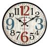 Reloj de Pared Silencioso de Madera Retro Europeo Popular Transfronterizo de Fábrica Fuente Decoración Creativa para el Hogar