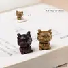 Sándalo Verde y Palosanto Tallados Dibujos Animados Mascota Linda Accesorios Hechos a Mano DIY Colgante para Pulsera Cuentas Espaciadoras Accesorios para Teléfono