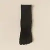 Meias de Dedos Five-finger de Borracha Alta para Mulheres da Fonte Mercantes Color Spinning Tubo Médio Sem Costura Óssea Desodorante Antibacteriano Anti-pilling