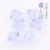 Suministro directo de fábrica 4-10 mm Nuevas cuentas triangulares cristal de vidrio cuentas sueltas tridimensionales accesorios para joyería DIY pendientes