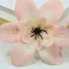 Flores de orquídea artificiales para emplatar, platos de comedor de hotel, mesas de banquete, decoraciones de platillos fríos para restaurantes de hot pot, flores artificiales