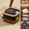 Cubo de Té Separación Seco y Húmedo Cubo de Basura Gran Capacidad Cubo para Residuos de Té Cubo de Drenaje de Plástico Transparente Cubo para Té Kung Fu Debajo de la Mesa