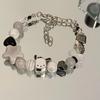[Juega con un pañuelo pequeño] Pulsera de Perro Parchal Linda Joyería Estilo Ins Personalidad Diseño de Nicho Pulsera Regalo para Novia