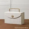 Caixa de Presente Acompanhante Retro Exquisita Pequena de Luxo Leve Estilo Chanel Portátil Caixa de Presente Acompanhante Caixa de Presente Moda Tanabata Caixa Vazia