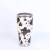 Taza de hielo fría con aislamiento de acero inoxidable de 30 oz de comercio exterior con graffiti para coche con tapa Taza para coche Vaso de cerveza de gran capacidad