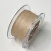 Hilo de Cera Redondo Sudamericano Ultra Fino de 0.2 mm Anillo Tejido a Mano Cuerda de Mano Hilo Delgado Hilo Trenzado Macramé Cuerda Trenzada Cable Cera