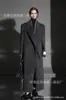 Estilo Coreano Holgado Normcore Estilo Fila Hombros Anchos Un Botón Lana de Camello Abrigo de Lana de Doble Cara Invierno de Longitud Media