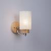 Luminária de parede chinesa simples para corredor doméstico, moderna, nova, abajur de vidro com alta transmissão de luz, luminária de parede LED, luminária de parede vintage