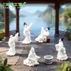 Micro Paisagem Criativa Estilo Antigo Personagens Fofos Modelos Casa de Boneca DIY Decoração Acessórios Mini Enfeites de Mesa