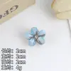 Mini Resina Flor Pequeña Medio Sujetador Pinza para el Cabello Pequeña Popular Transfronteriza Exquisita Gama Alta Pinza Pequeña para el Cabello Pinza Lateral Adorno para la Cabeza
