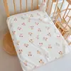 Almohadilla de Diafragma para Bebé Impermeable Lavable Infantil Anti-mojado Cama Antideslizante Bebé Transpirable Gasa de Algodón Sábana de Cama Tamaño Grande