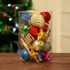 Bolas navideñas coloridas multi-cubo Accesorios para árbol de Navidad Centro comercial Escuela Bar Decoración colgante Escena del hogar Disfrazar
