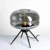 Lámpara de Mesa de Lujo Ligero de Vidrio de Arte Moderno Escandinavo Personalizado Decoración Suave de Interior Modelo de Diseño Habitación de Muestra Dormitorio Lámpara de Noche