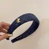 Diadema de estilo coreano para otoño e invierno, nueva, de ala ancha, para coleta, para mujer, de alta gama, para uso diario, diadema para la parte superior alta del cráneo, diadema versátil