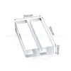 Slot de Cartão de Acrílico Transparente Base de Cartão Suporte de Cartão para Papel de Carta Base Suporte Suporte de Exibição de Cartão de Casamento Cartão de Mesa Suporte de Cartão