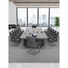 Combinación de Mesa y Silla para Reuniones Mesa de Oficina para Sala de Reuniones y Silla Sencilla Moderna Negociación Comercial Oficina Mesa Larga Grande