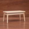 Casa de muñecas de 12 centavos, mini muebles de madera hechos a mano, modelo de mesa y silla europea, adornos de silla pequeña