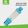 Medidor de bolhas anti-retorno de metal Wanyin para CO2 com válvula solenoide de ajuste fino, medidores simples e duplos