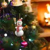 Suprimentos de Natal Decoração Única de Boneco de Neve de Natal Pingente Pendurado de Acrílico Decorações de Árvore de Natal para Feriados