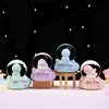 Enfeite de Mesa Criativo Dinossauro Pequeno Bola de Cristal Desenho Animado Brilhante Mini Decoração para Casa Presente de Aniversário Brinquedo Infantil