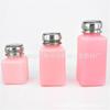 Botella de Alcohol de 100 ml / 200 ml / 250 ml Tipo Push Botella para Manicura Agua de Limpieza Botella de Plástico Máquina de Carga de Disolvente Agua