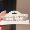Pulsera de estilo francés de lujo ligero con flor de circón y perla de imitación, pulsera exquisita y de alta gama, joyería de moda de nicho para mujer
