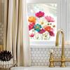 Fun-Jd169 Flor en Relieve Personalizada Decoración de Ventana de Casa Pegatina para Ventana Electroestática UV Exportación al por Mayor