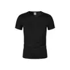 Camiseta de Malla Transpirable para Hombre, Casual de Verano, Cuello Redondo, Manga Corta, Camiseta Lisa de Color Sólido, Camiseta Deportiva de Color Sólido