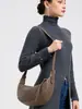 Bolso de Piel Genuina para Mujer Estilo Nuevo 2026, Bolso de Moda y Elegante para Mujer, Bolso Forma de Croissant, Bolso Cruzado Versátil y con Estilo