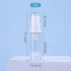 Estoque Pronto do Fabricante Frasco de Amostra a Vácuo 5-15ml Frasco de Loção Frasco Spray Frasco de Essência Reembalagem de Cosméticos Frasco Portátil