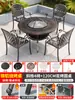 Mesas y Sillas para Barbacoa de Exterior de Aluminio Fundido Mesa para Patio Parrilla de Carbón para Barbacoa Comercial para Exteriores Parrilla de Carbón para Jardín