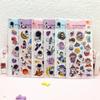 Calcomanías de dibujos animados de naves espaciales, calcomanías de recompensa para niños pequeños, calcomanías elevadas 3D, calcomanías de burbujas de animales, flores, frutas, vestidos, flores y hierba