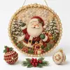 Arte de Perlas y Diamantes Navideño Transfronterizo Kit de Materiales para Pintura de Perlas y Diamantes Navideños DIY F