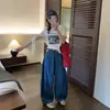 Nuevo Top Pulóver Único de Nicho Estilo Coreano Ajustado con Cuello Redondo, Estampado de Personaje Femenino y Letras, Camiseta de Manga Corta