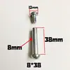Ruedas de Maleta 6mm-8mm Remache Tornillo Dedicado Varilla de Unión Rueda de Estuche Reparación de Equipaje Remache de Reemplazo