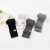 Pantalones Cortos con Adorno de Encaje para Niños 2026 Otoño Nuevos Leotardos para Bebé Color Sólido Tejido de Cable Rayados Leggings para Niños