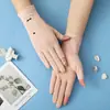 Luvas de Proteção Solar para Mulheres, Meio Dedo Finas Estilo Primavera e Outono, Antiderrapantes, Sem Dedos, Touch Screen, Luvas de Algodão Fofas para Proteção Solar para Ciclismo e Direção